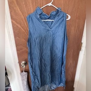Jean sleeveless dress